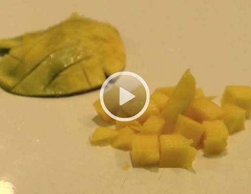 Mango richtig schneiden