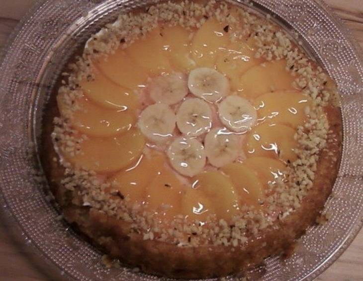 Bananen-Pfirsich-Kuchen