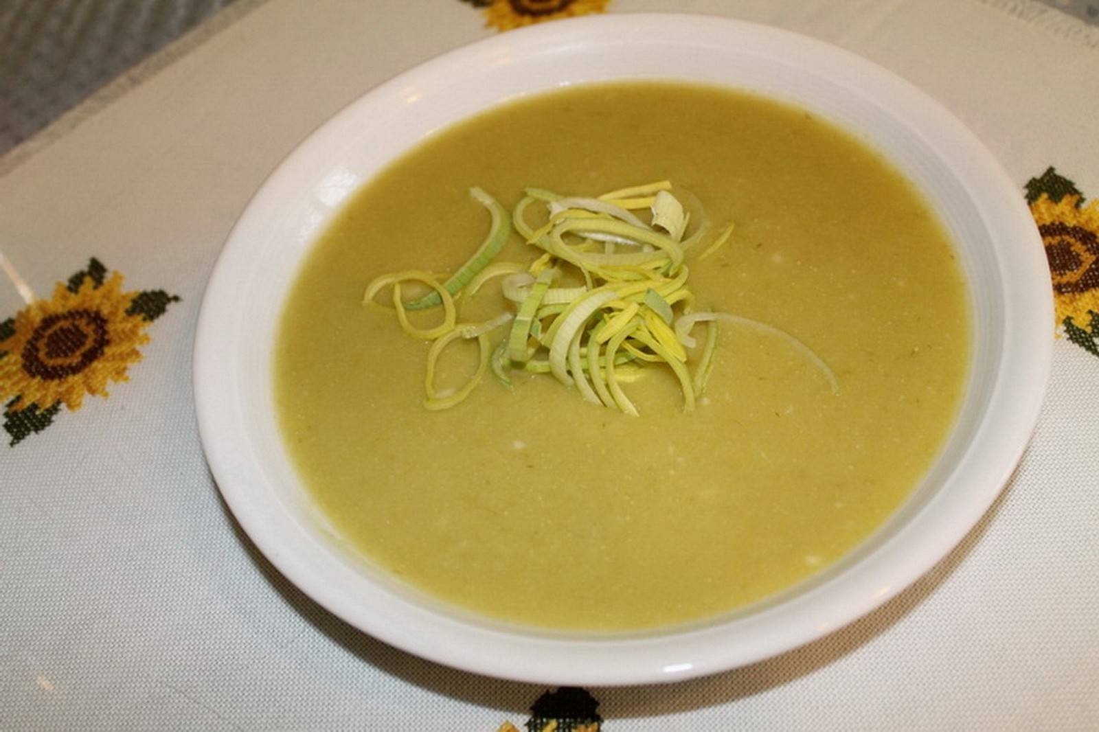 Lauchcremesuppe