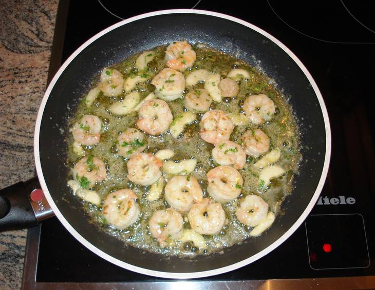 Garnelen mit Knoblauch Garnelen mit Knoblauch