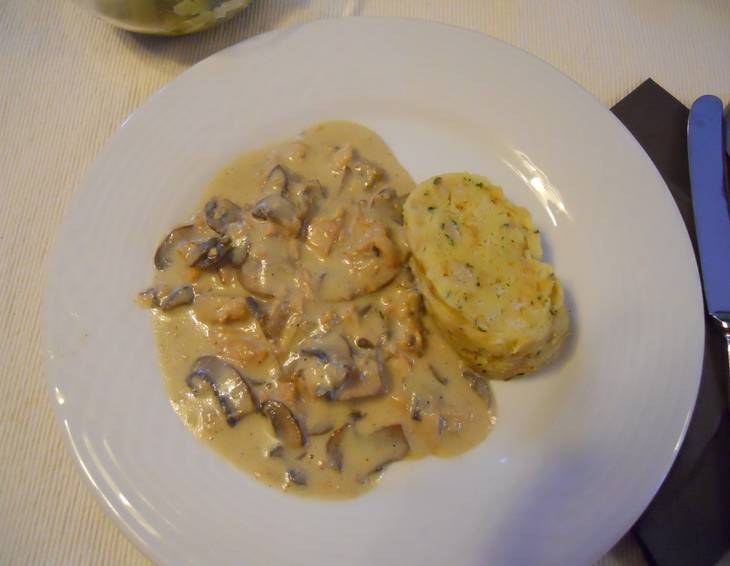 Putengeschnetzeltes mit Champignons