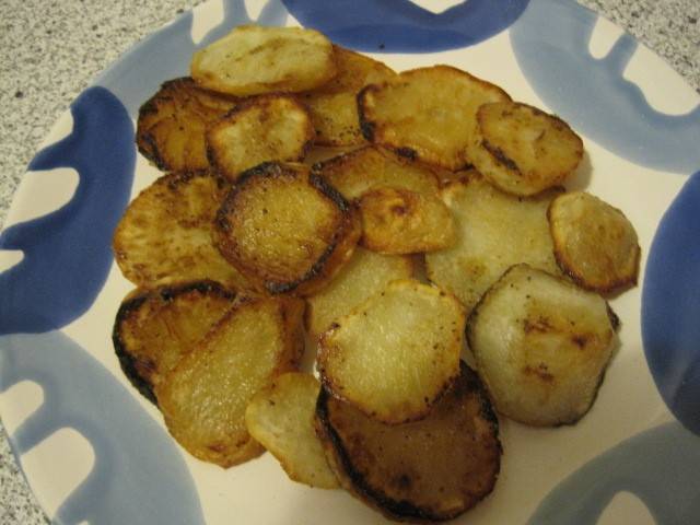 Topinambur gebraten