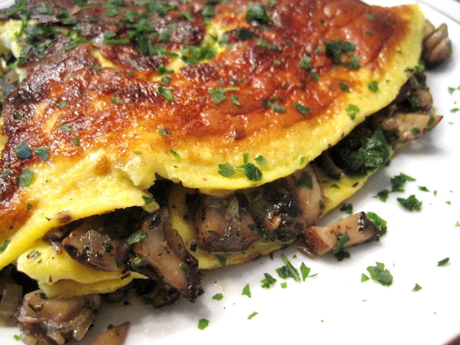 Champignon-Omelette
