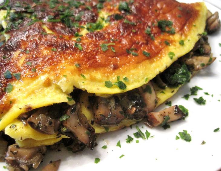 Champignon-Omelette