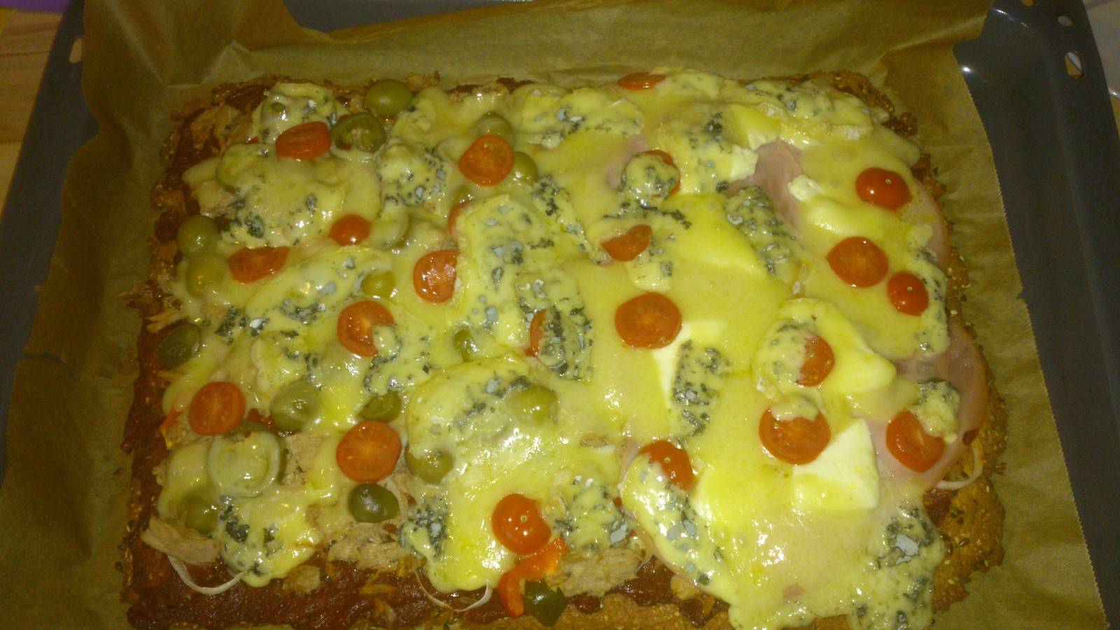Low-Carb Pizzaboden