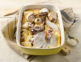 Süßer Bananen-Nutella-Auflauf Süßer Bananen-Nutella-Auflauf