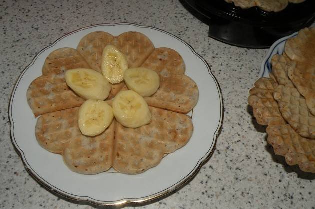 Bananenwaffeln