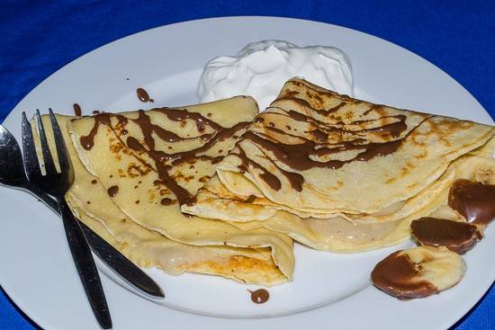 Palatschinken mit Bananencreme Rezept - ichkoche.at