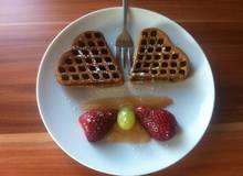 Bananenwaffel für Silikonbackform Bananenwaffel für Silikonbackform