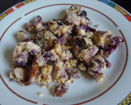 Topfenschmarren mit Heidelbeeren Rezept - ichkoche