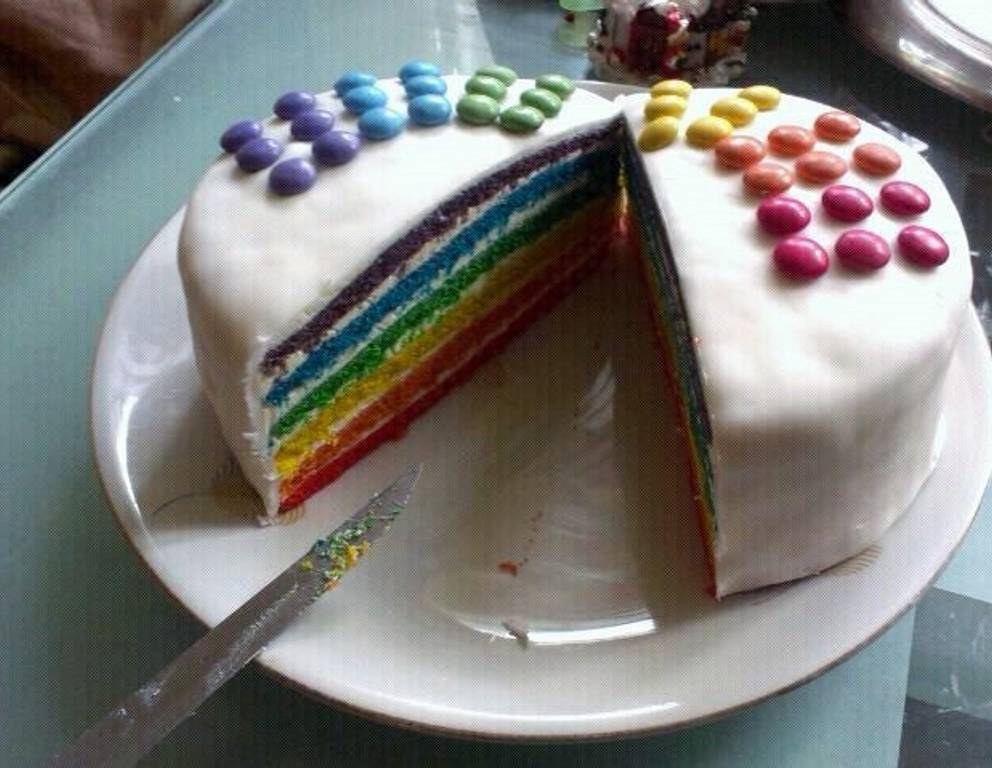 Regenbogentorte Regenbogentorte