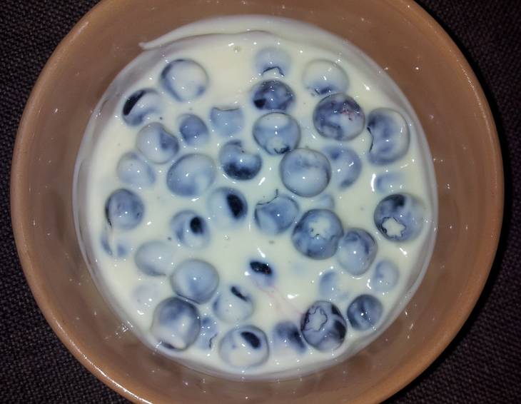 Heidelbeer-Vanille-Joghurt