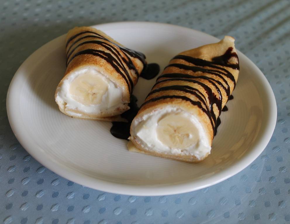 Bananen-Topfenpalatschinken Bananen-Topfenpalatschinken