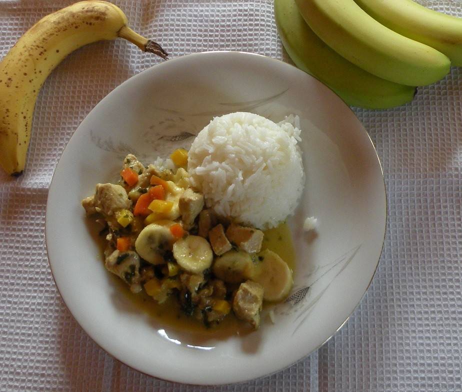 Puten-Bananen-Curry