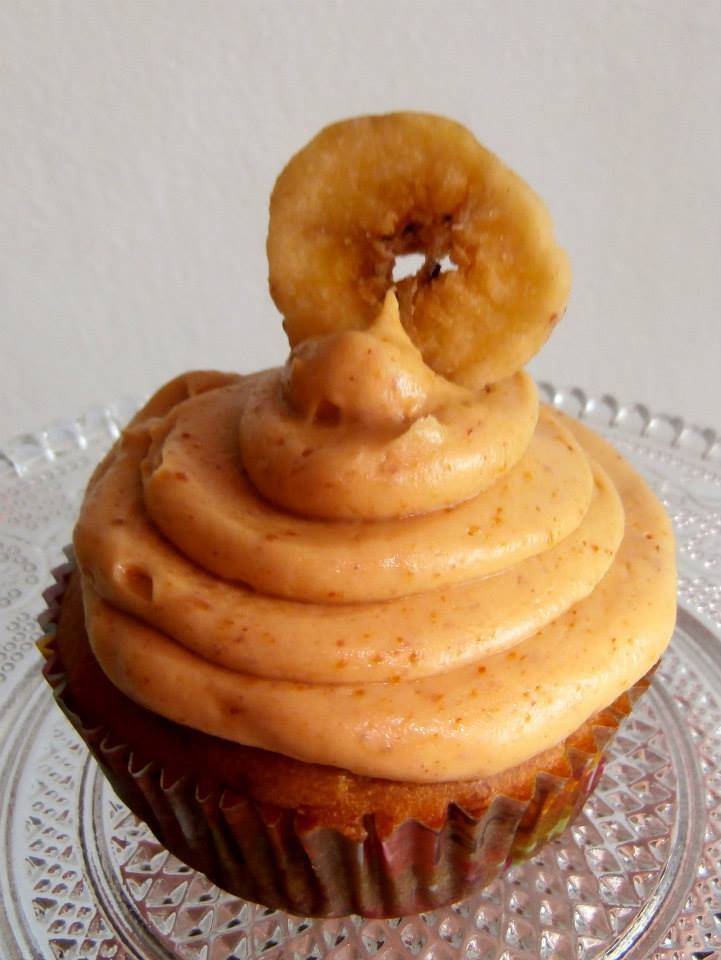 Bananen-Erdnussbutter-Cupcakes