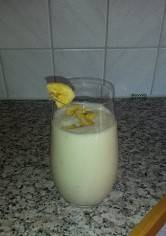 Bananenmilch mit Schuss