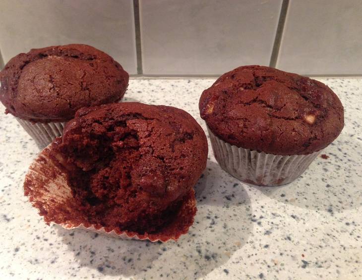 Schnelle Schoko-Bananen-Muffins Schnelle Schoko-Bananen-Muffins