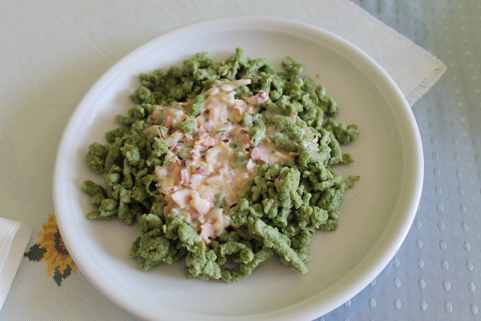 Spinatspätzle
