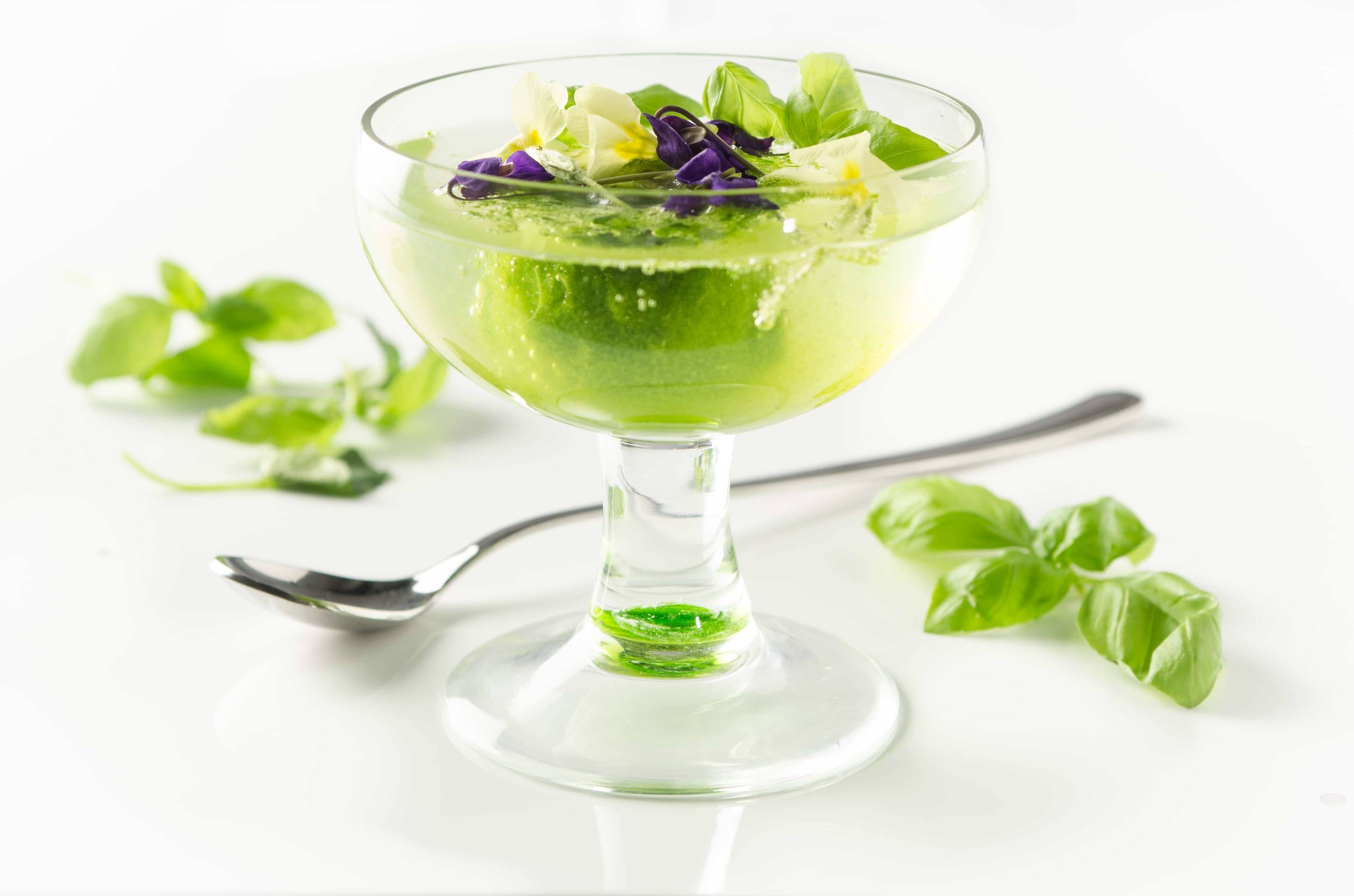 Eisiger Frühling - Grünes Sorbet 