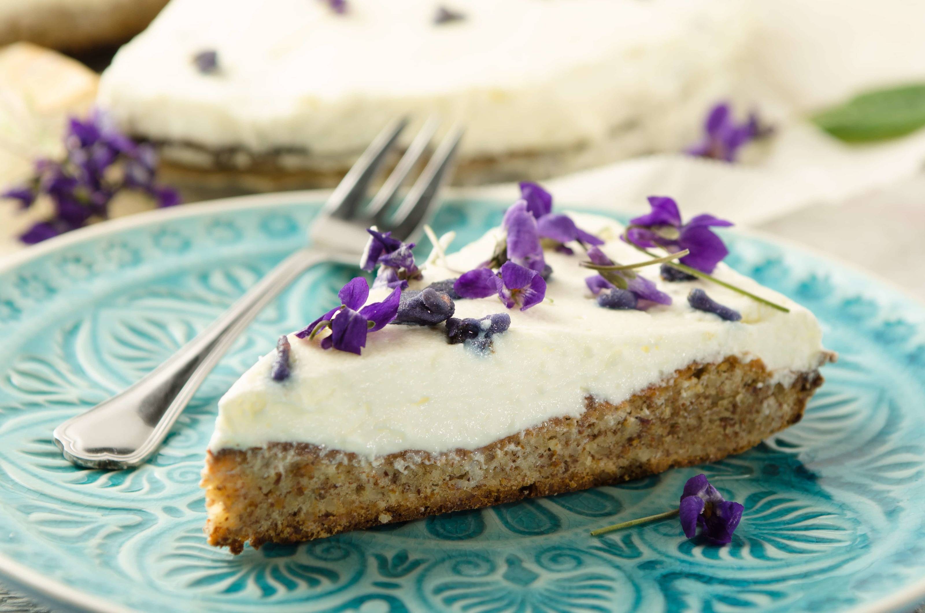 Veilchen-Torte
