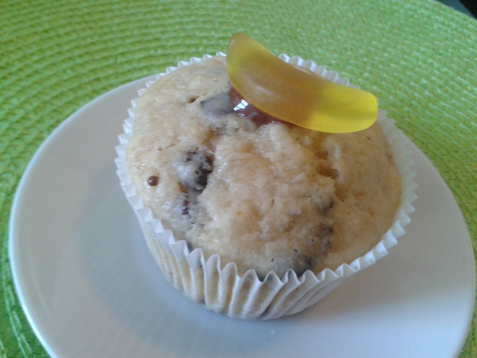 Schnelle Bananenmuffins mit Schokostückchen