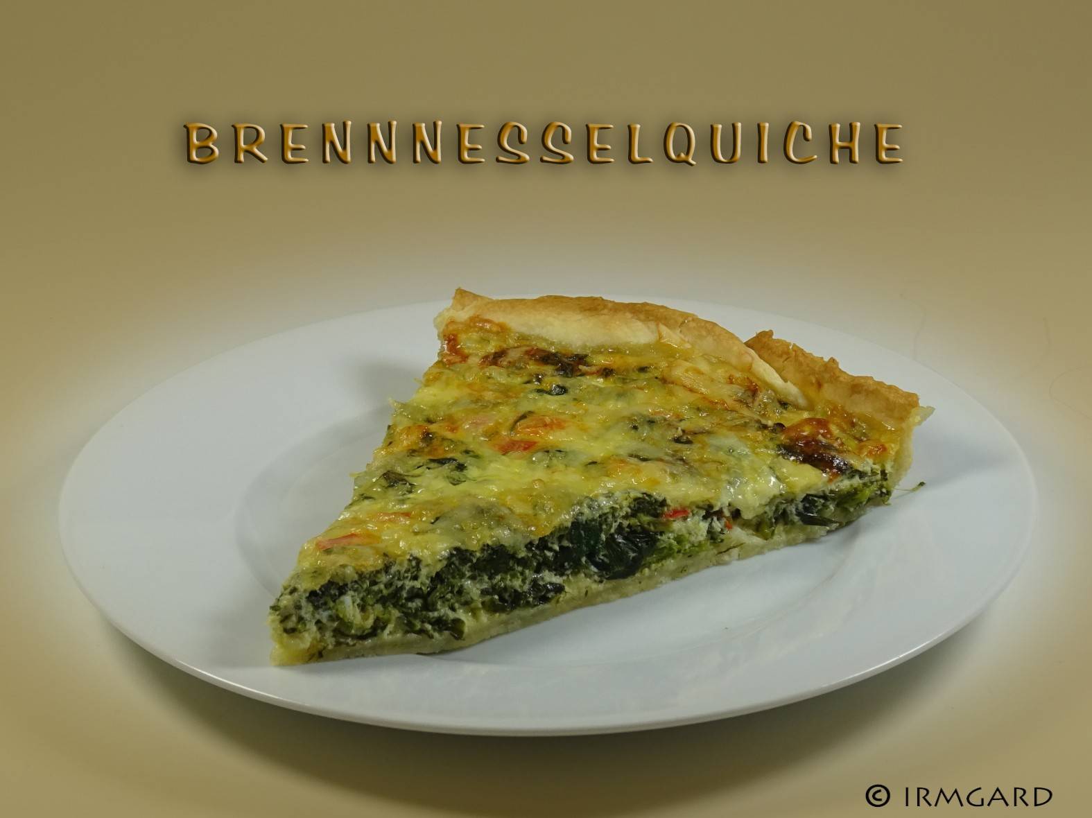 Brennnessel-Bärlauch-Quiche