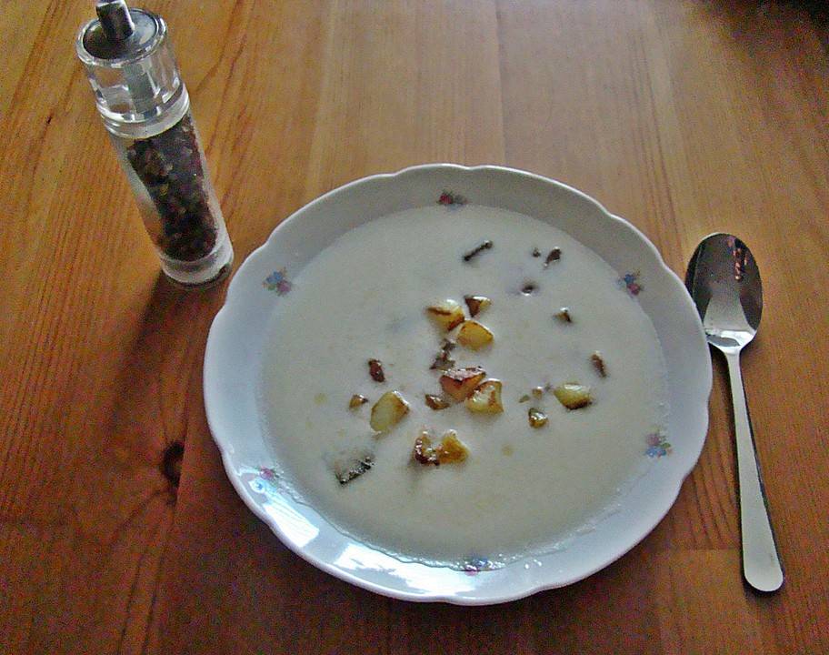 Rahmsuppe mit Erdäpfeln Rezept - ichkoche.at