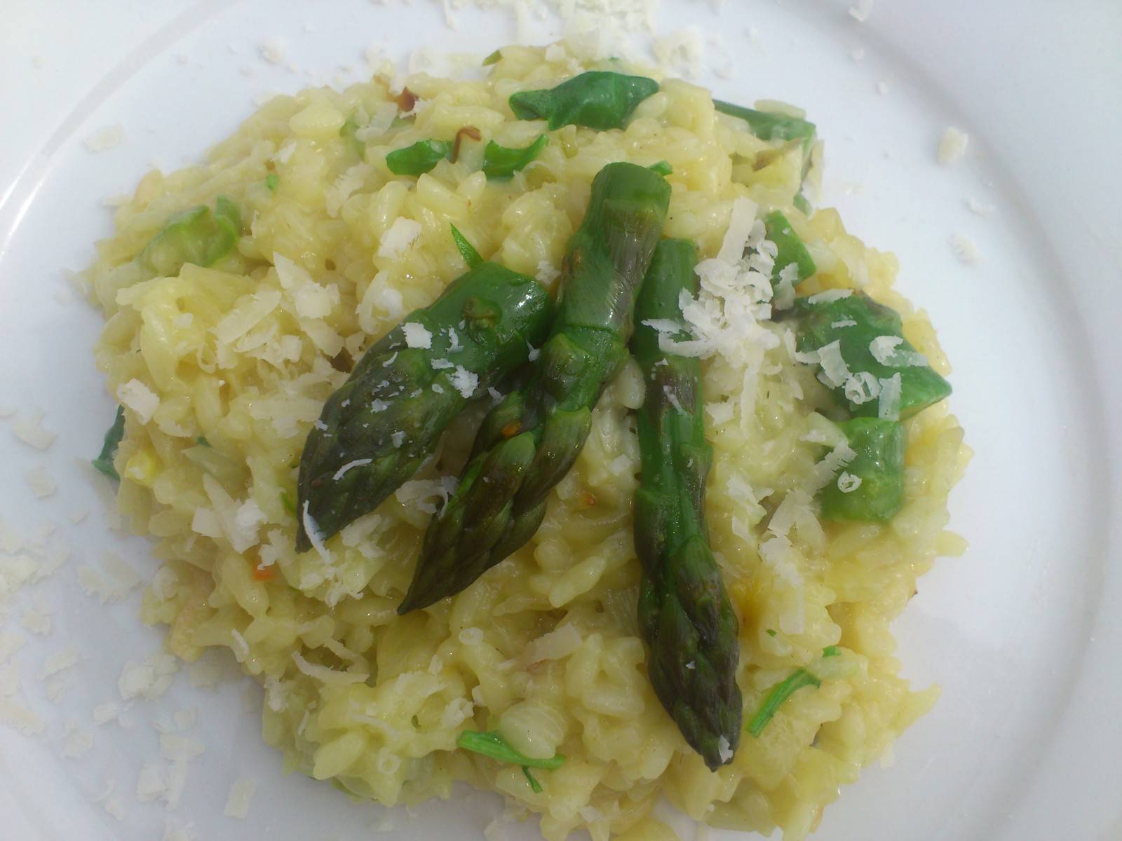 Spargelrisotto aus dem Backrohr Spargelrisotto aus dem Backrohr