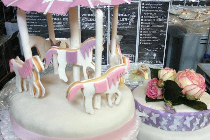 Pony-Kekse mit Fondant