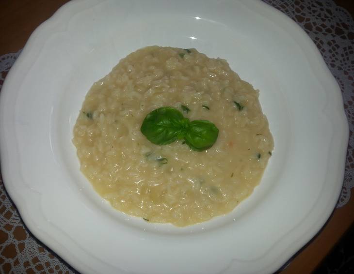 Basilikum-Risotto