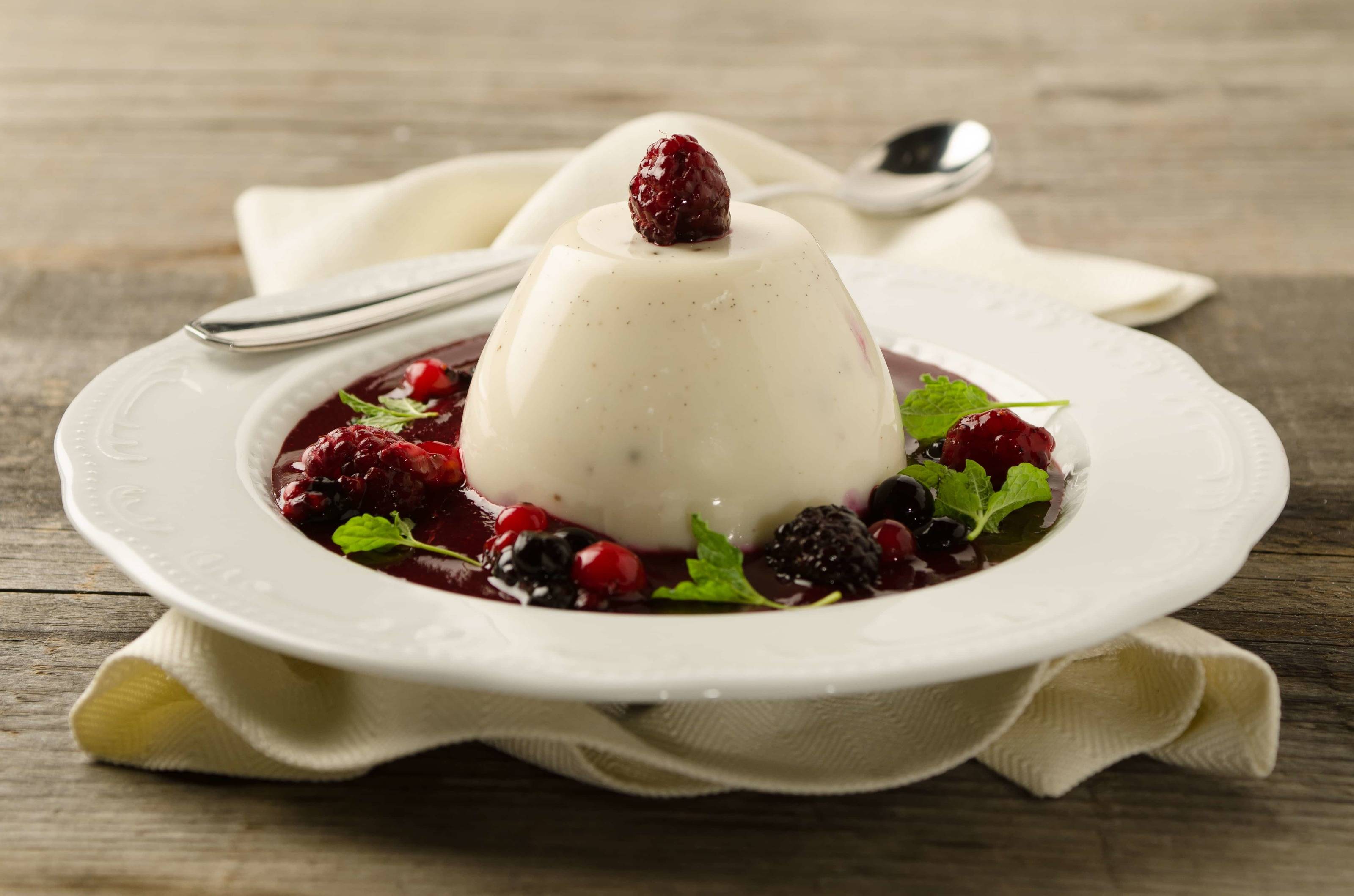 Panna Cotta mit Beerensauce Rezept