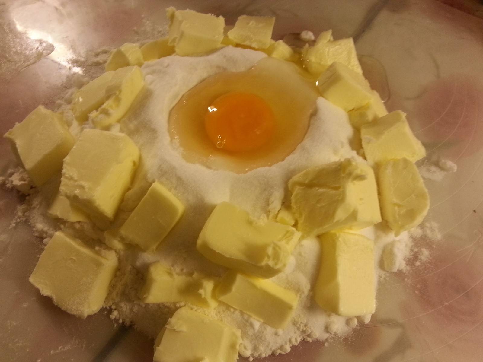 Einfacher süßer Mürbteig