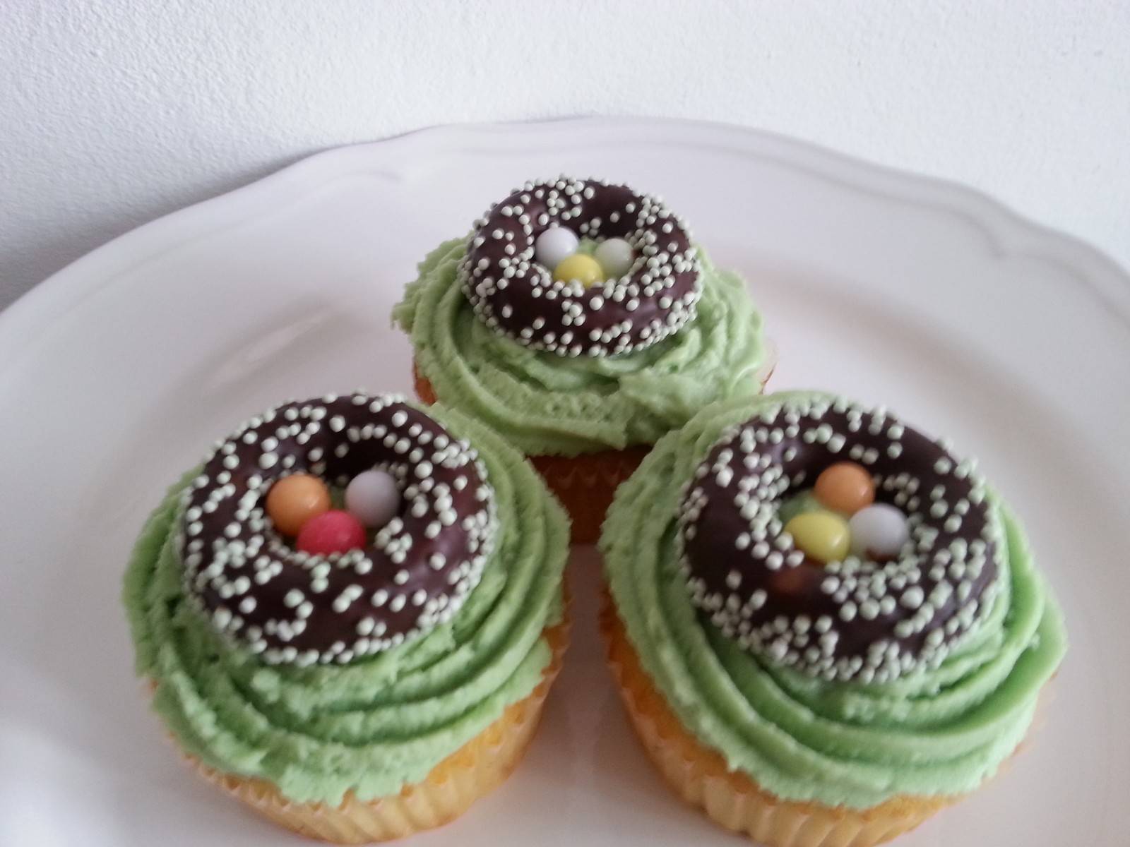 Osternest-Cupcakes