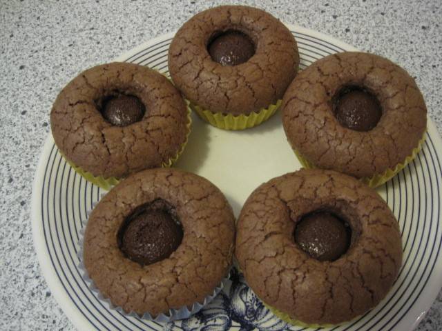 Schokomuffins mit Mozartkern Rezept - ichkoche.ch