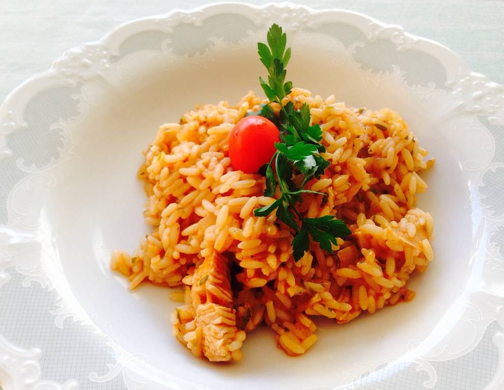 Puten-Reisfleisch Puten-Reisfleisch