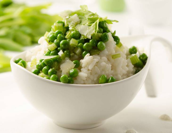 Risipisi – klassischer Erbsenreis als Beilage oder Hauptgericht Risipisi – klassischer Erbsenreis als Beilage oder Hauptgericht