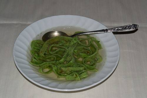 Grüne Frittatensuppe Rezept - ichkoche.ch