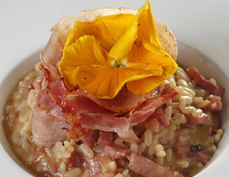 Steinpilz-Risotto mit Pancetta