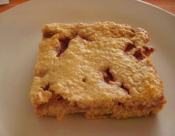 Topfen-Hirseauflauf mit Erdbeeren Topfen-Hirseauflauf mit Erdbeeren