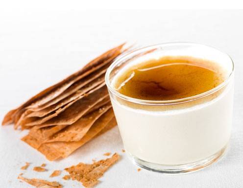 Honig Ricotta Creme mit karamellisierten Strudelblättern