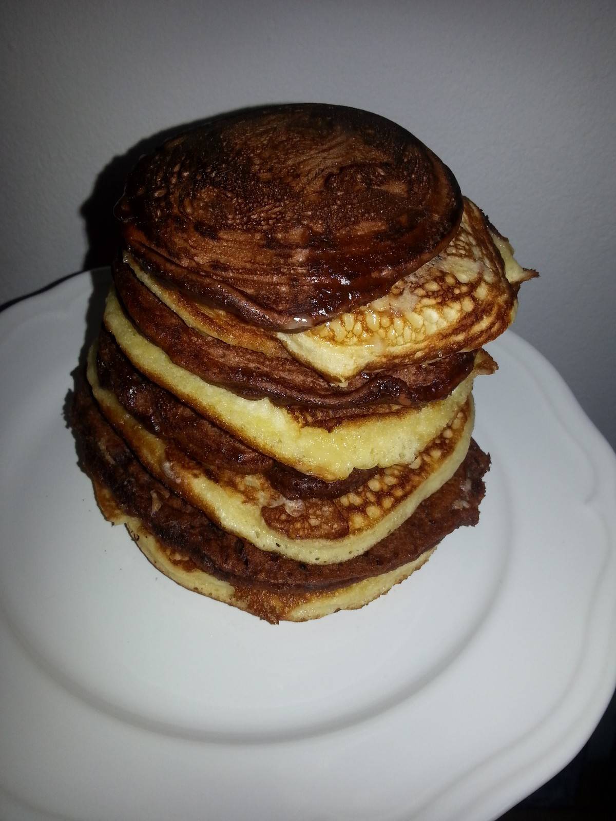 Schoko-Vanille Pancakes