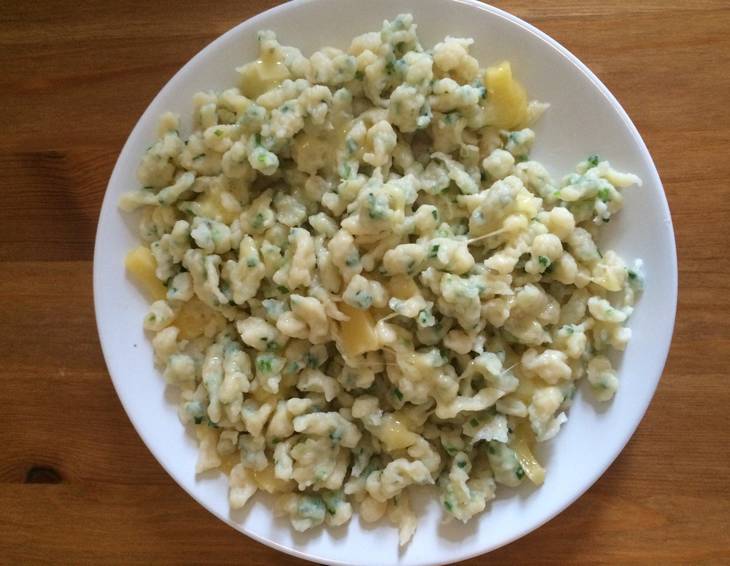 Basilikum-Spätzle Basilikum-Spätzle