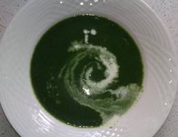 Spinatcremesuppe