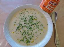 Polenta-Lauch-Suppe