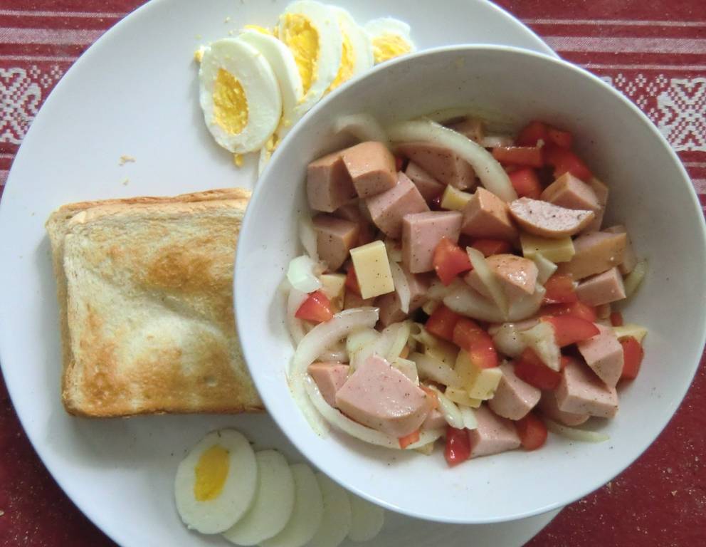 Knackwurstsalat Knackwurstsalat