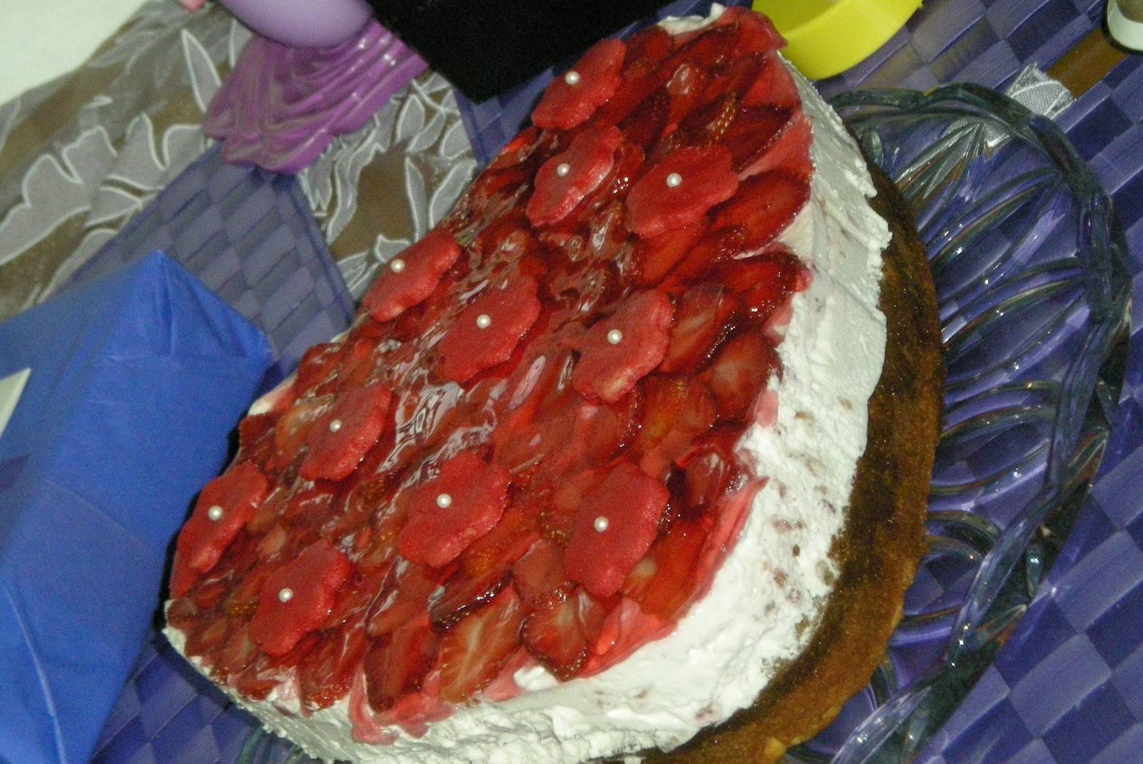 Erdbeer-Schoko-Schlag-Torte