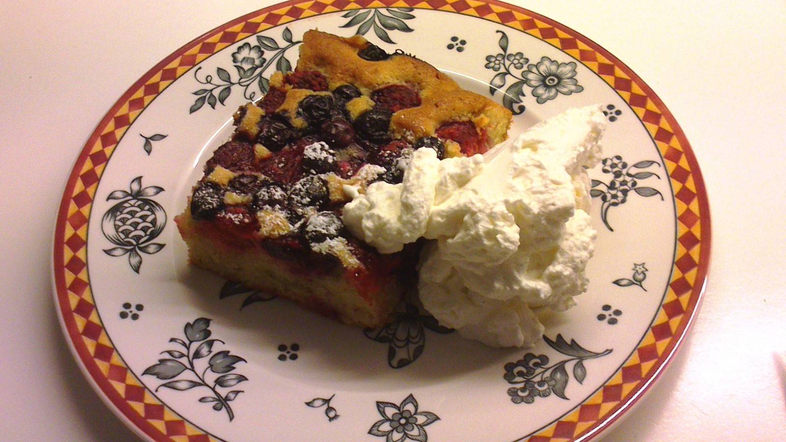 Himbeerkuchen mit Eierlikör