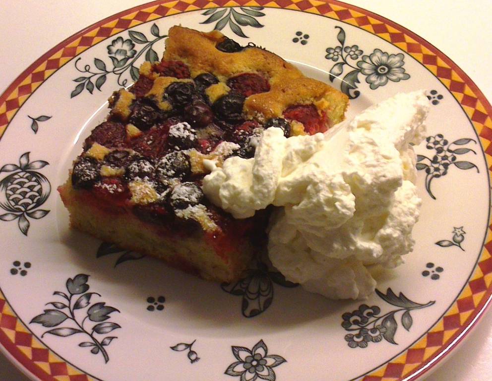Himbeerkuchen mit Eierlikör Himbeerkuchen mit Eierlikör