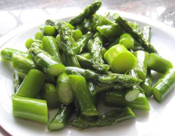 Glasierter Spargel Glasierter Spargel