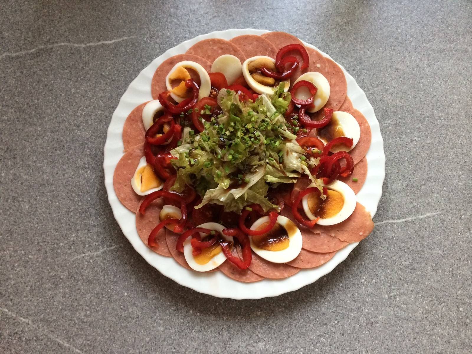 Leichter Abendteller